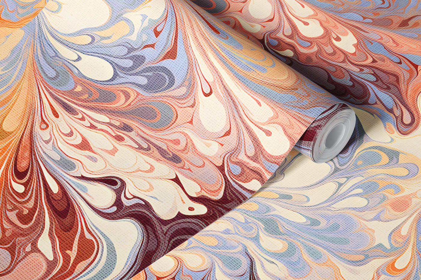 Italian Marbled Paper wallpaper roll