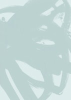 gestural 3 - pale green behang