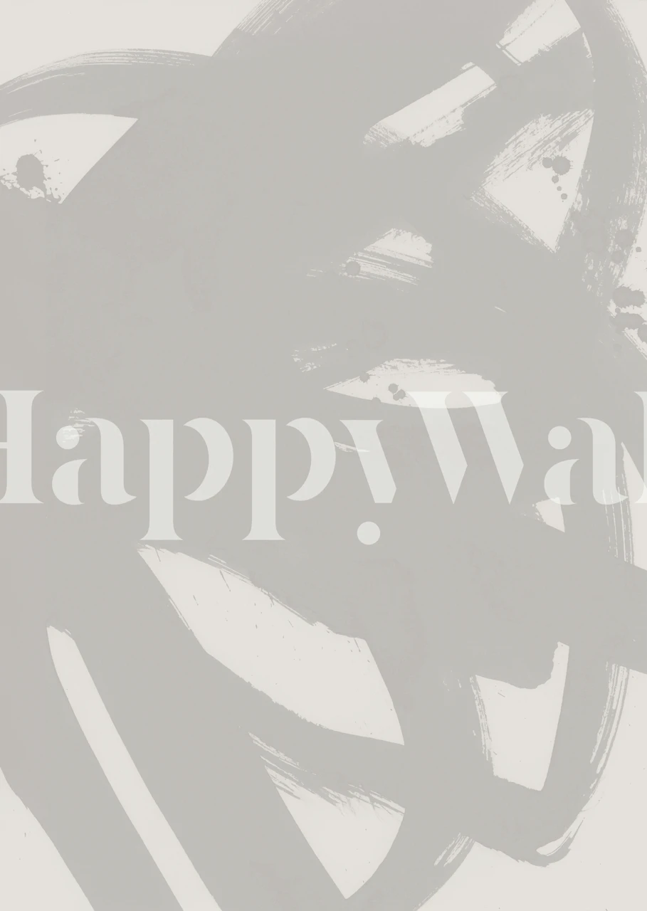 Gestural 3 - neutral wallpaper design on display