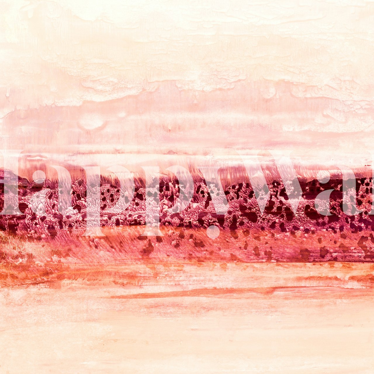 Abstract pink horizon wallpaper with soft gradients