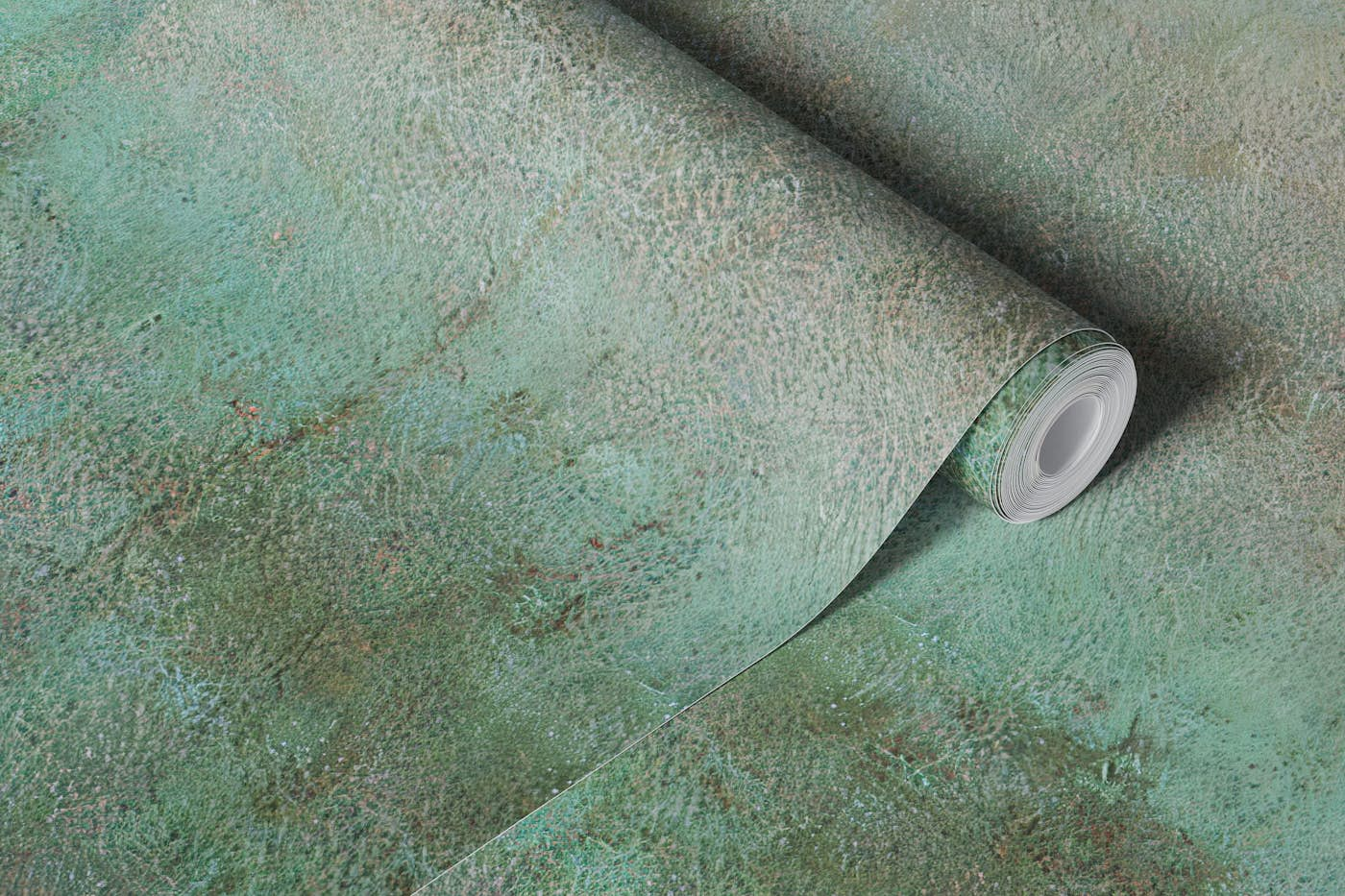 Turquoise Wallart wallpaper roll