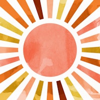 Groovy Sunbeams papiers peint