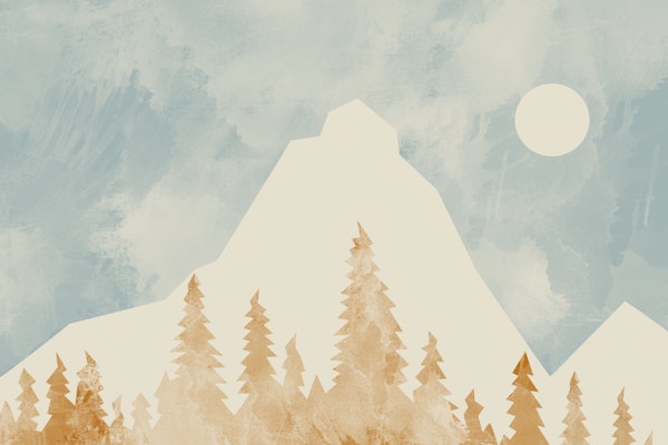 Watercolor Mountains