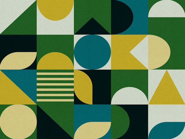 mid century moody blue