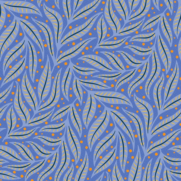 Dopamine leaves cobalt blue / orange
