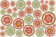 Funky Neon Seventies Flowers
