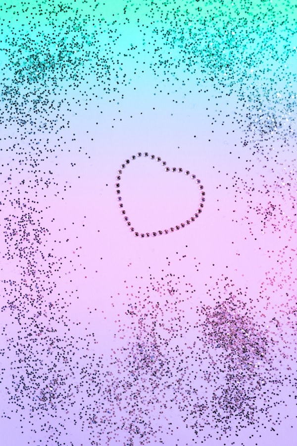 Sparkling UNICORN Heart 9b