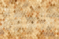 Orange Summer Mermaid Scales Glam 1 ταπετσαρία