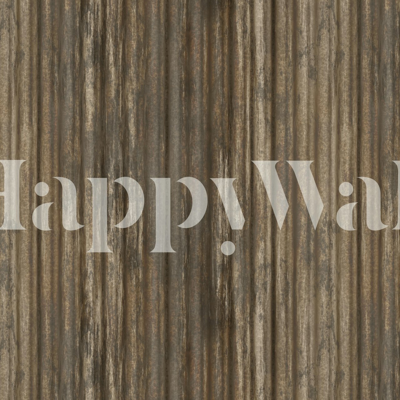 Urban Grit Fusion τοίχος από κυματοειδές χάλυβα