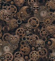 Rusty Elegance Steampunk Gothic Vibe carta da parati