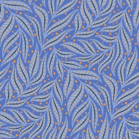 Dopamine leaves cobalt blue / orange big wallpaper