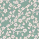 Cherry blossoms teal