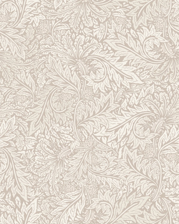 Ava Morris Larkspur Foliage leaves - beige