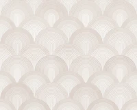 Abstract Ombre Arcs Neutral Beige tapeta