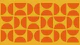 Mid Century Bauhaus Orange