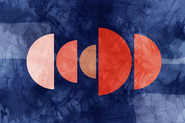 Vibrant Mid Century Bauhaus Moon