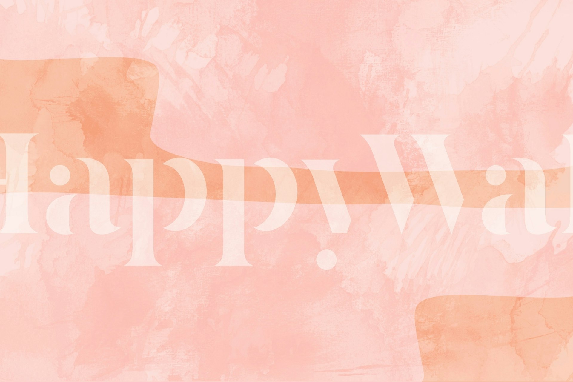 Mid Century Bauhaus Watercolour Pink tapet