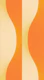 Vintage Abstract Geo Pattern Orange 3D Effect
