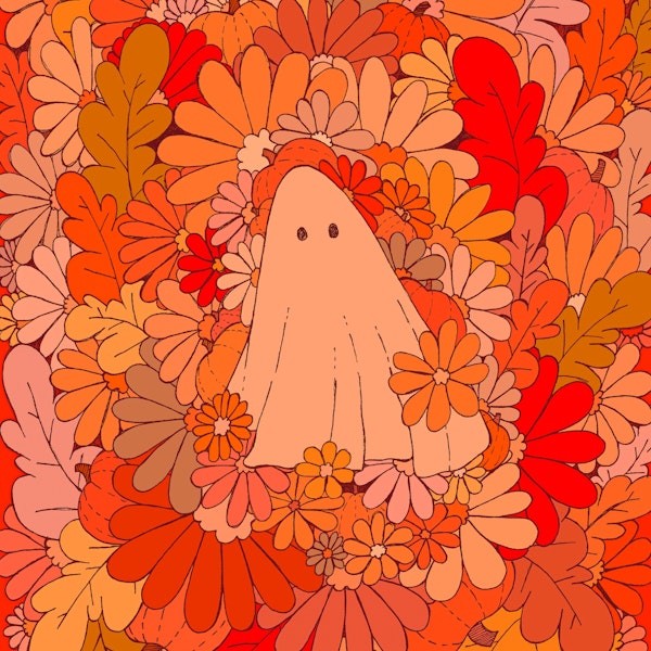 A ghost of orange