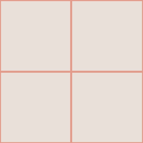 Grid pattern_rose corall