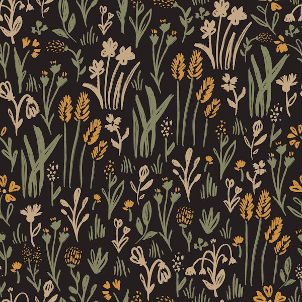 Black Meadow Wildflowers