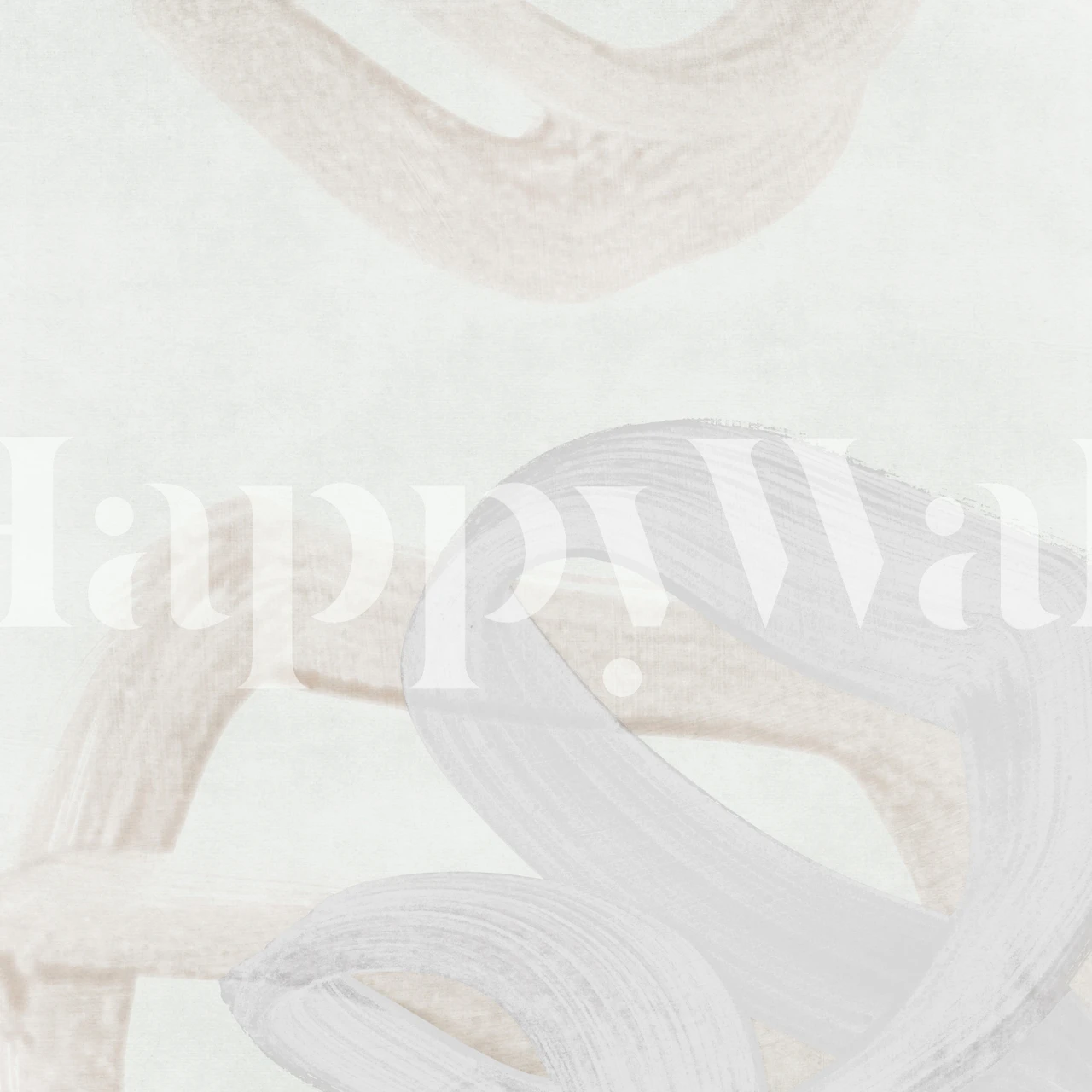 Curls behangontwerp in een kamer