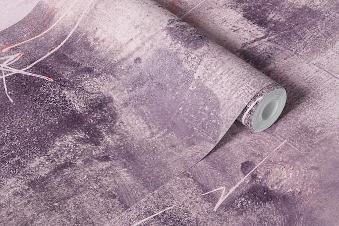 tex mix purplewallpaper roll