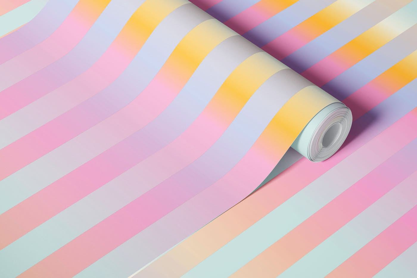 Blurred Stripes wallpaper roll