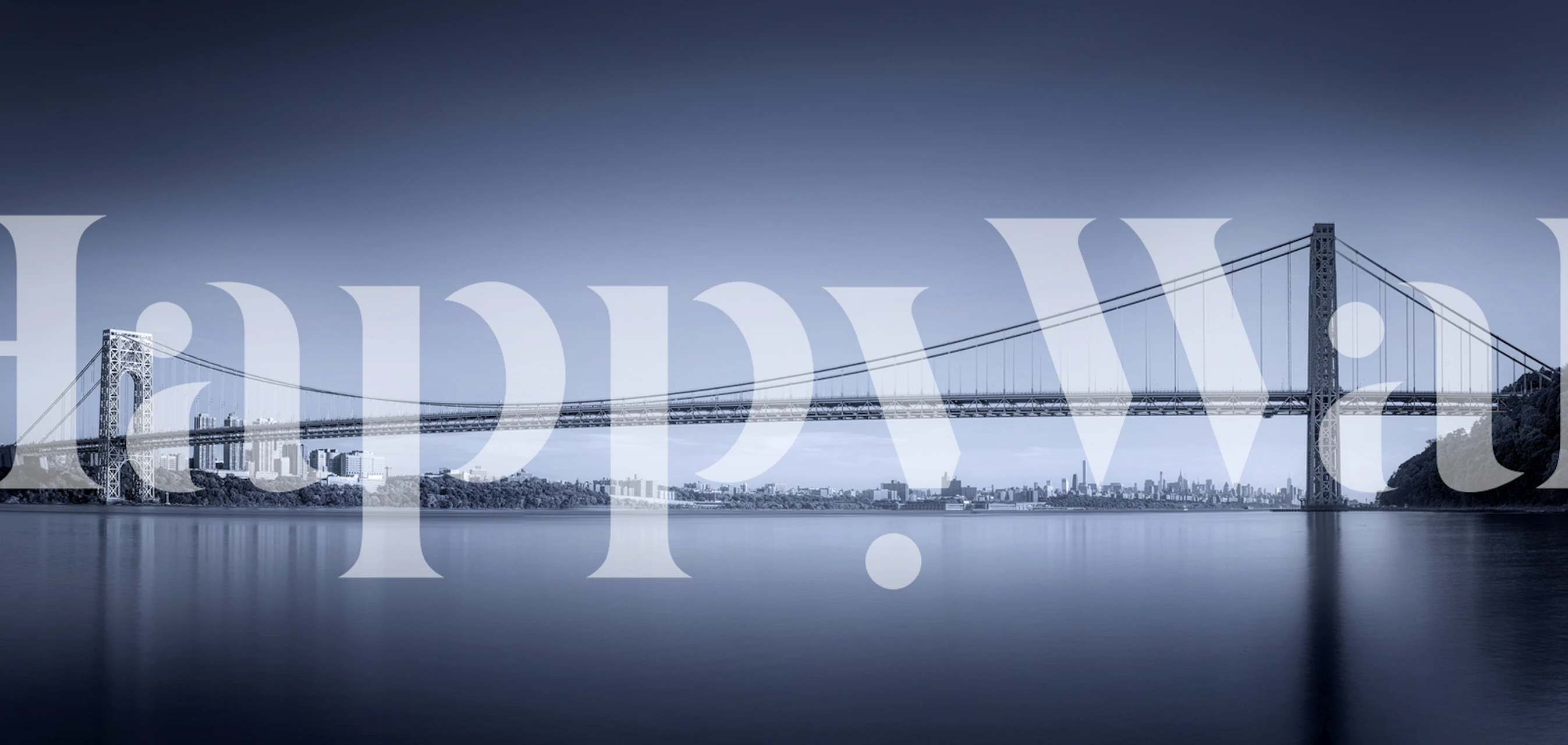 tapeta George Washington Bridge u sobi