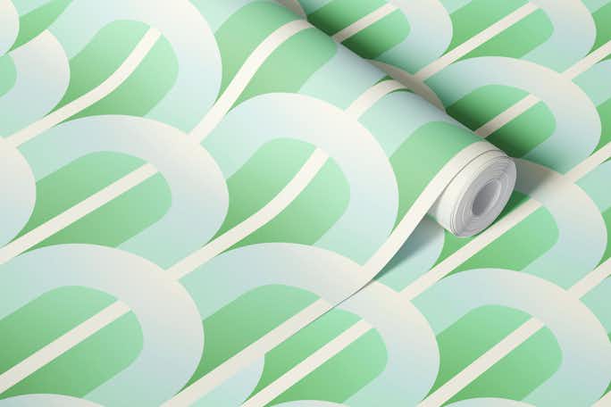 Mint gatewallpaper roll