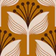 Abstract lilies, orange (2647 D)