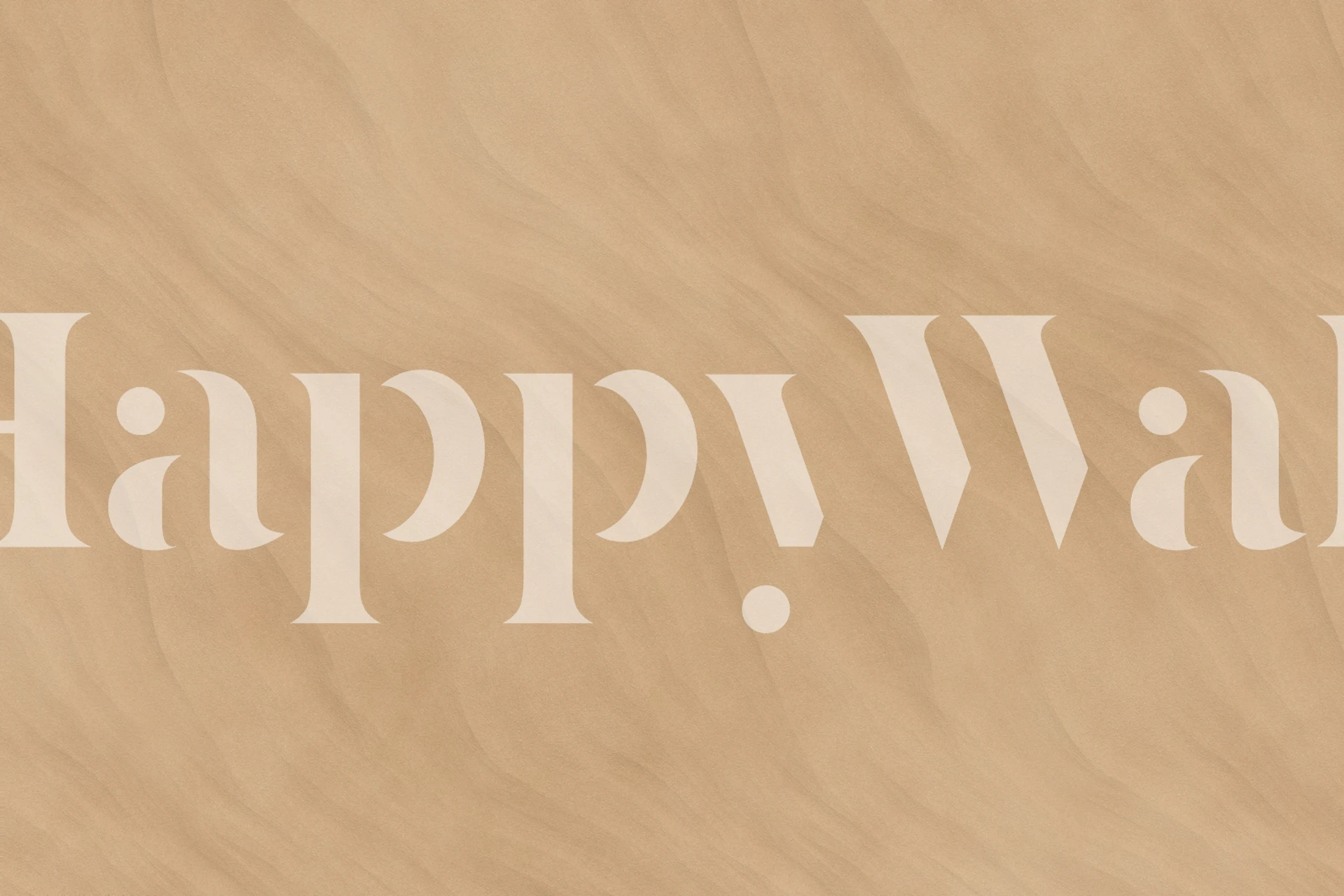 Smooth sand texture in beige tones wallpaper