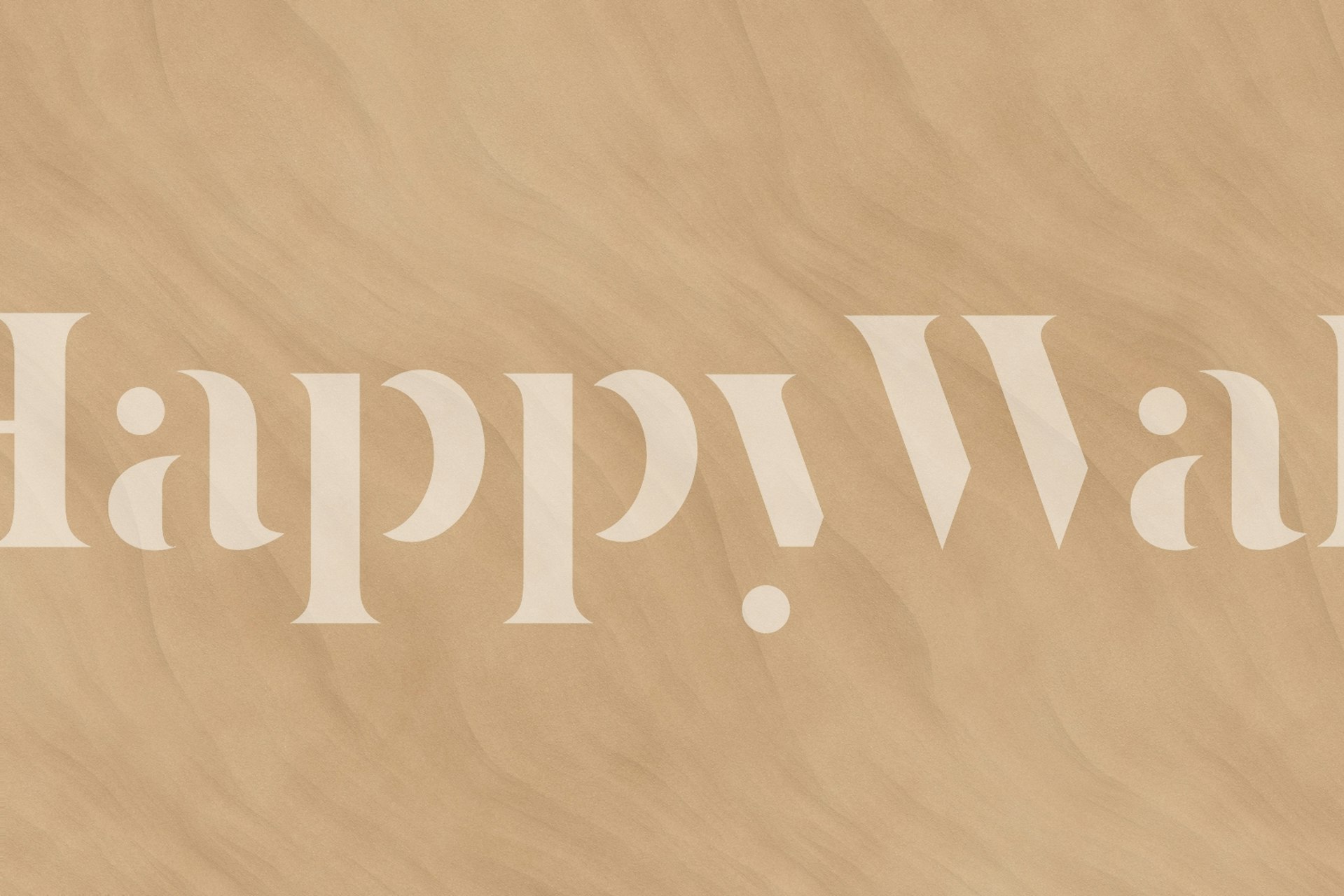 Smooth sand texture in beige tones wallpaper