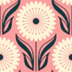 Flower pattern, pink (2769 C)