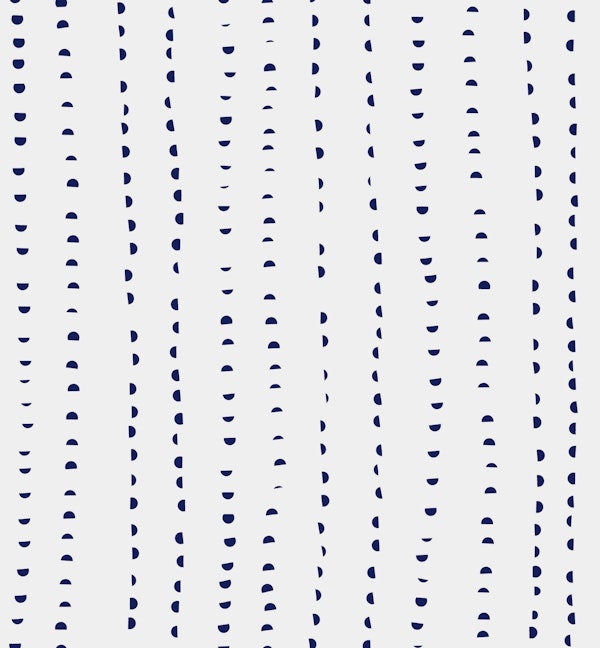 Half circle on a row