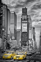 NEW YORK CITY Times Square | Colorkey tapet