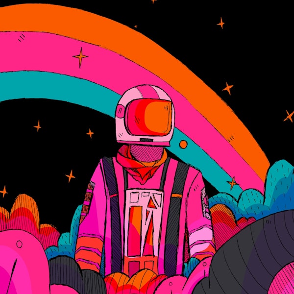 Rainbow Astronaut