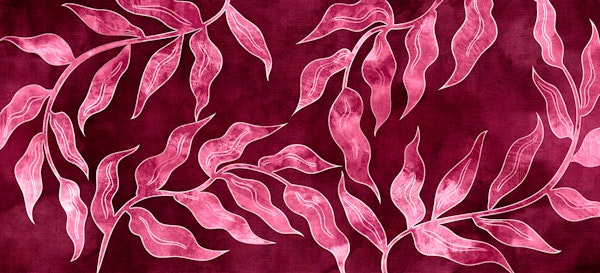 Watercolor Leaf Fabric