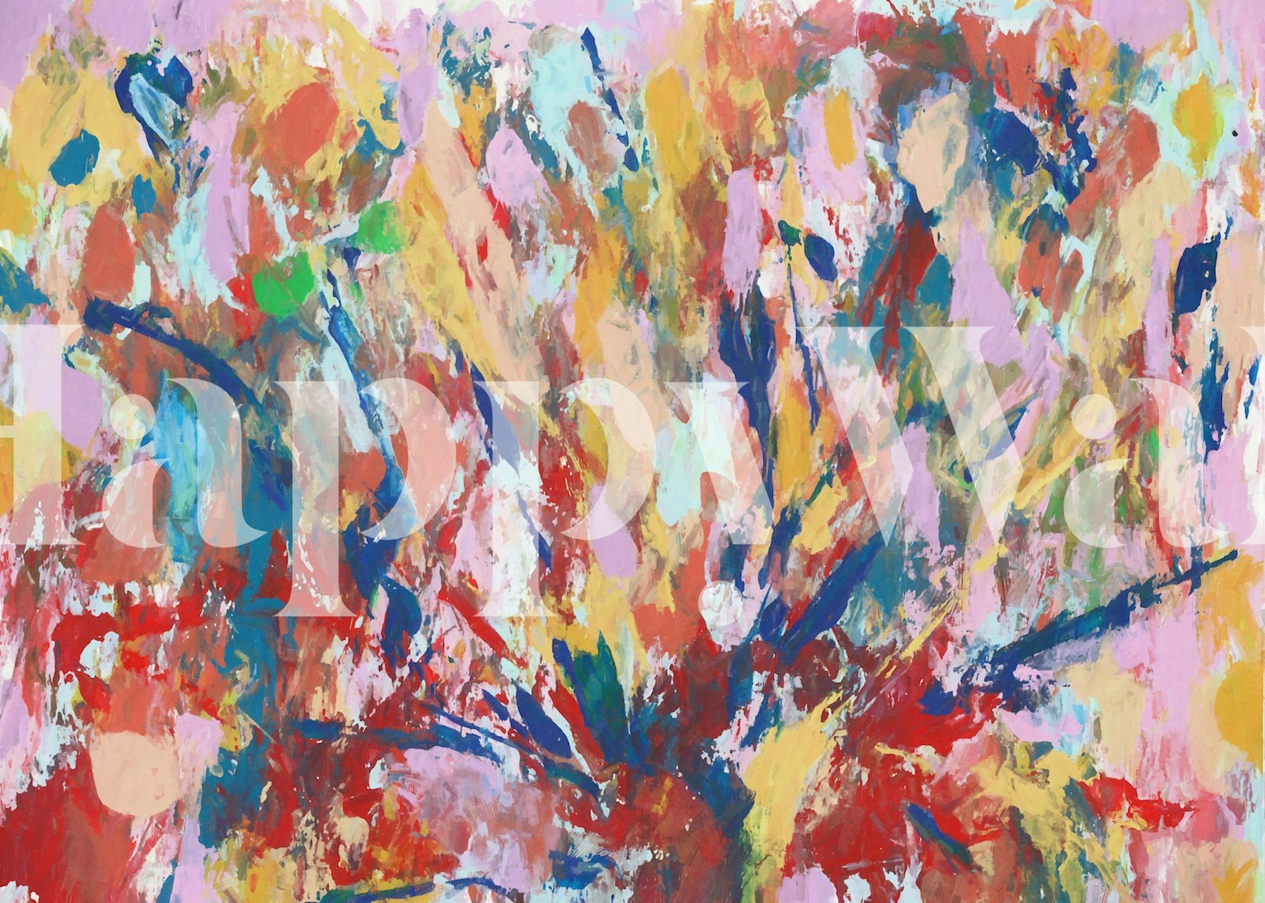 Color Explosion tapeta w pokoju