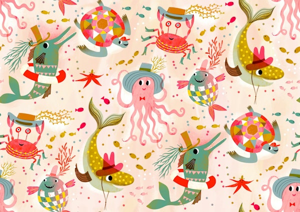 funny hats sealife party