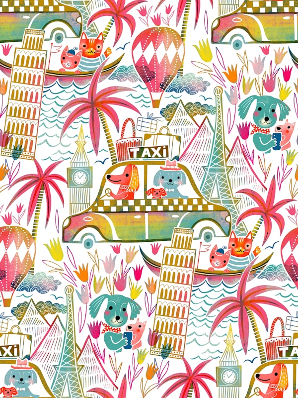 cats and dogs on tour – large