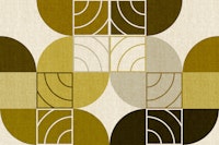 Geometric Bauhaus Mid-Century behang