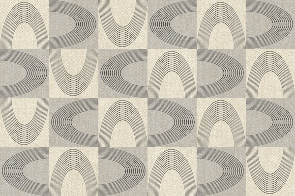 Art Deco Inspired Rainbow Abstract