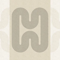 Art Deco Inspired Rainbow Abstract tapete