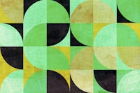 80s Retro Neon Mint Abstract papel pintado