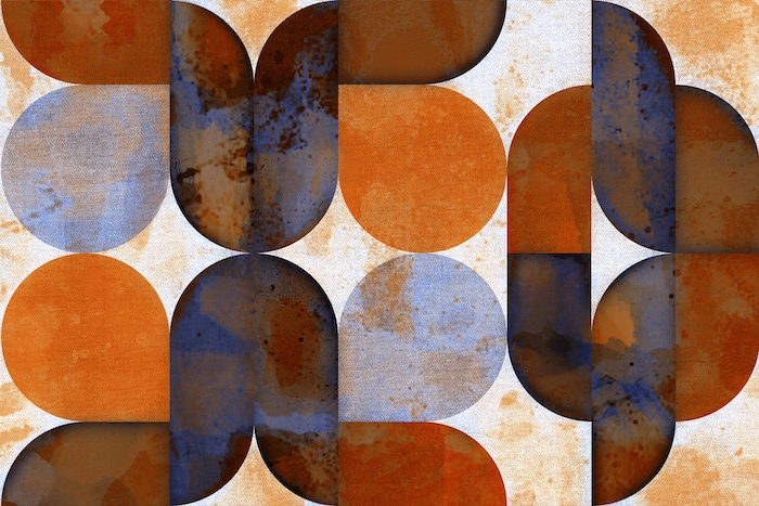 Vintage Retro Watercolor Wallpaper - Happywall.com