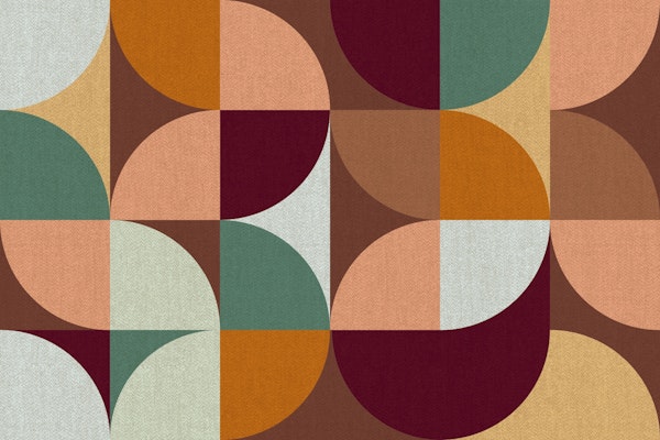 Mid Century Modern Round