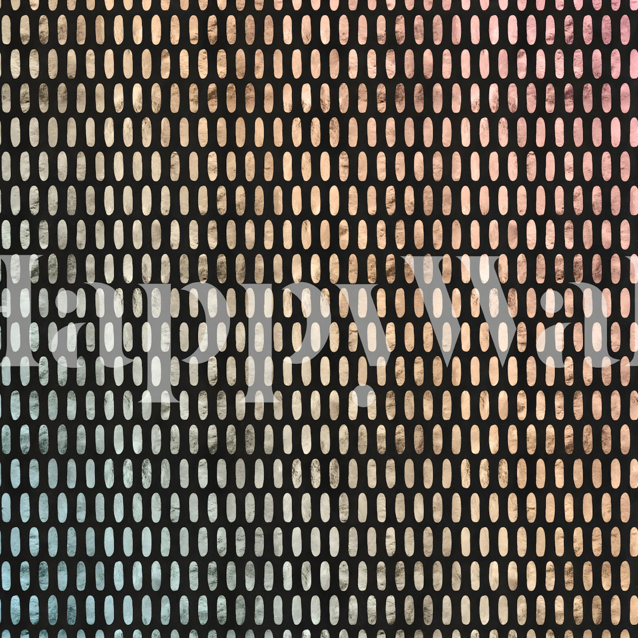 Iridescent Ovals v moderní místnosti