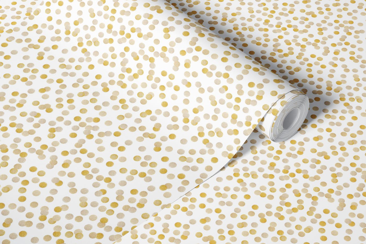 GOLD CONFETTI wallpaper roll