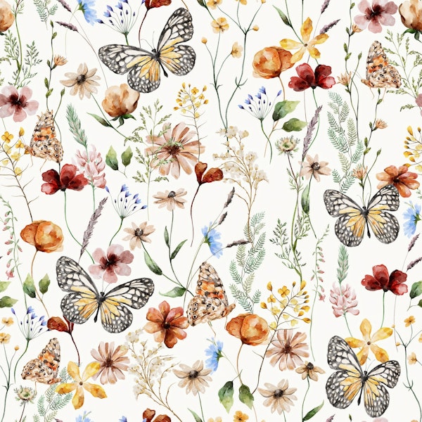 Enchanting Dried Wildflowers Meadow 1